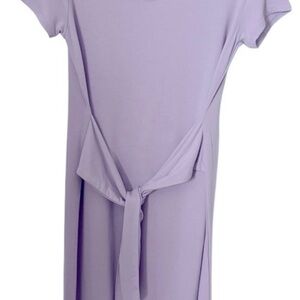 Time and Tru Lavender Tie-Front Midi Dress Size M NWT